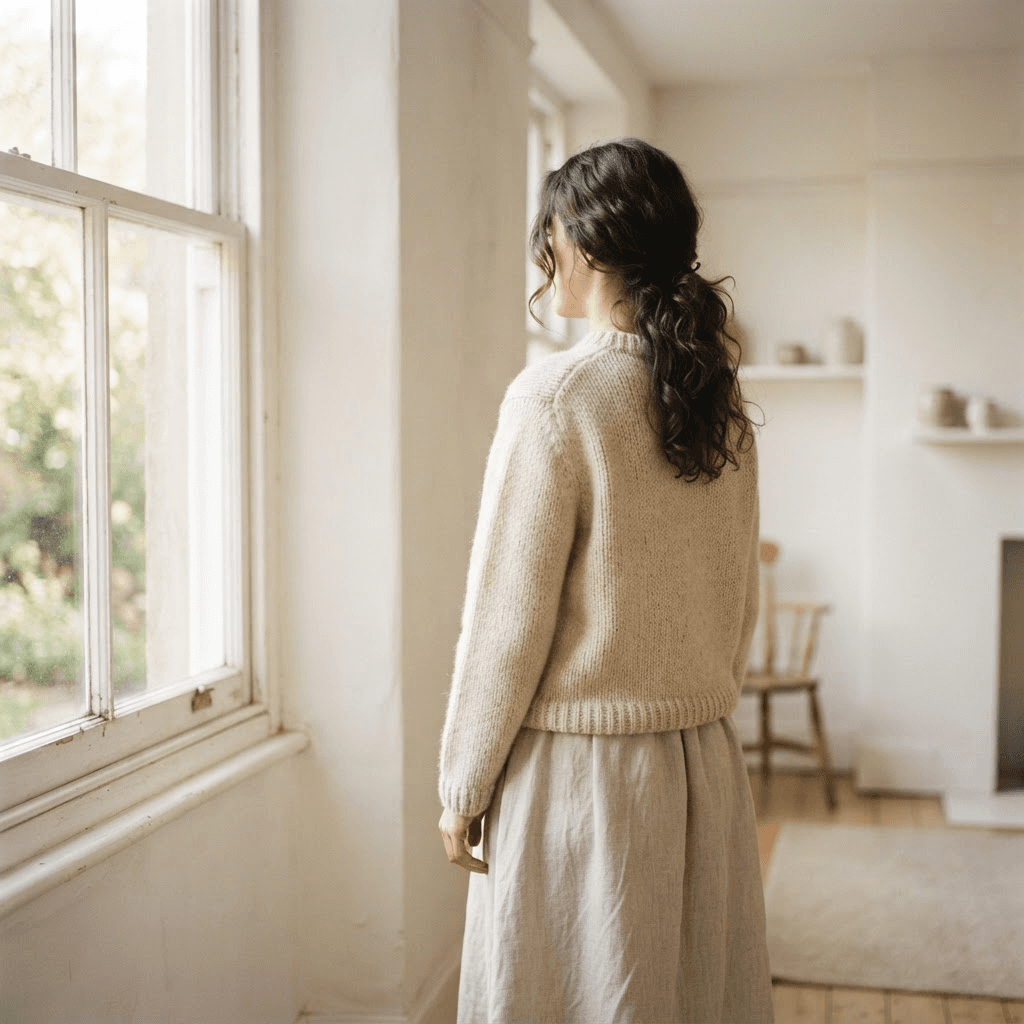 Placeholder portrait — a soft, peaceful moment